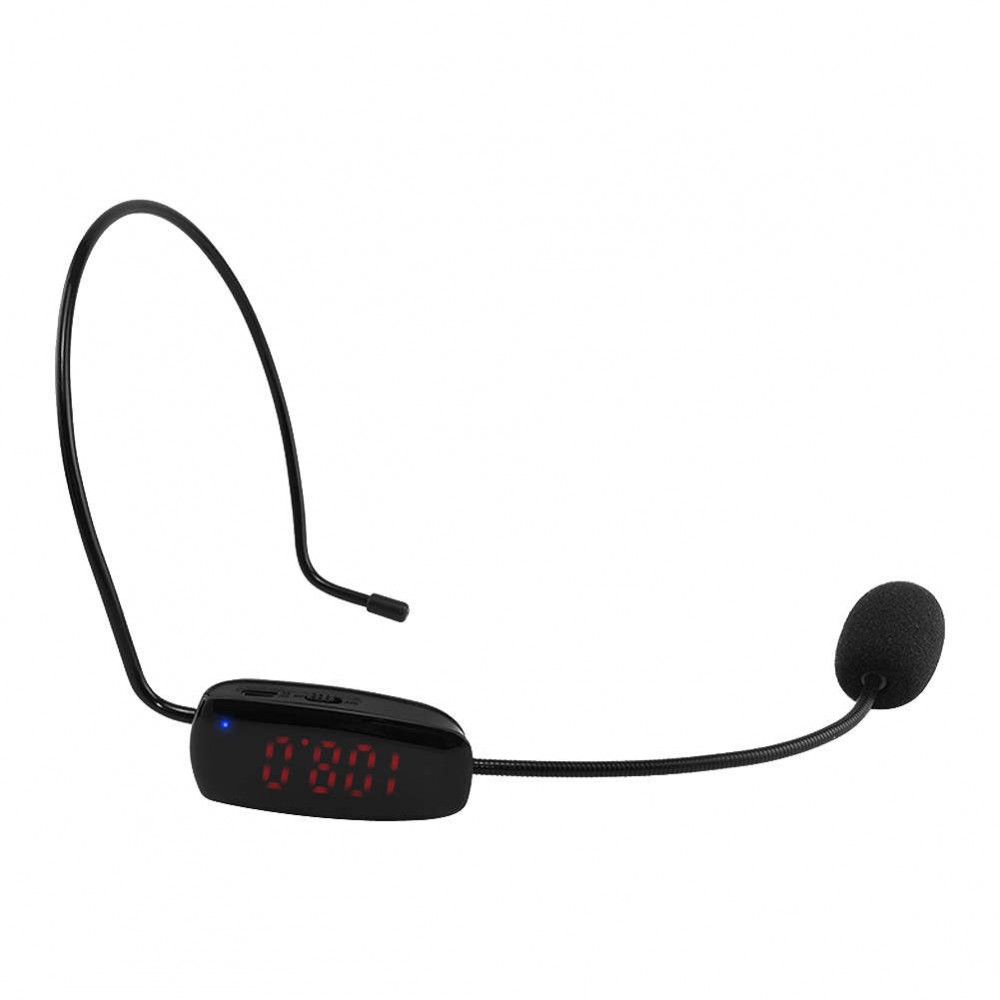 RadioFM Wireless Headset Microphone Handsfree Megaphone Mic
