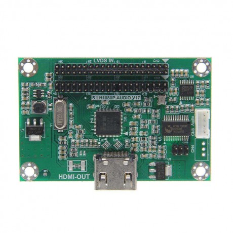 Geekworm LVDS to HDMI Adapter Board Converter Support 1080P Resolution