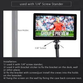 10in FHD 1080P Monitor 1920x1080 IPS Screen w Case
