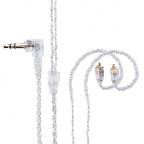 4 Core Earphone MMCX L Bended Cable for Shure SE535 SE846 UE900 DZ7 DZ9 DZX