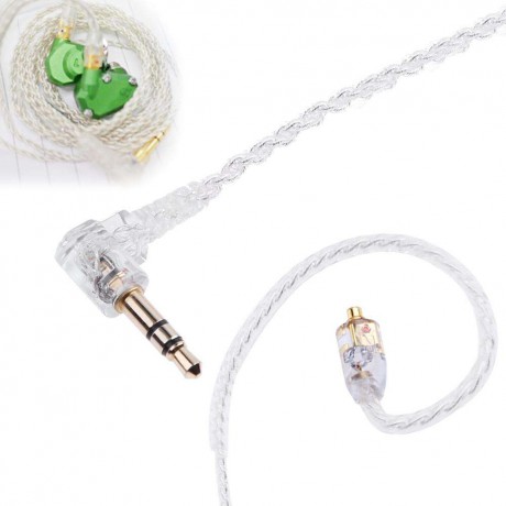4 Core Earphone MMCX L Bended Cable for Shure SE535 SE846 UE900 DZ7 DZ9 DZX