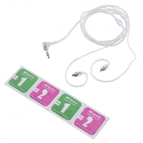 4 Core Earphone MMCX L Bended Cable for Shure SE535 SE846 UE900 DZ7 DZ9 DZX