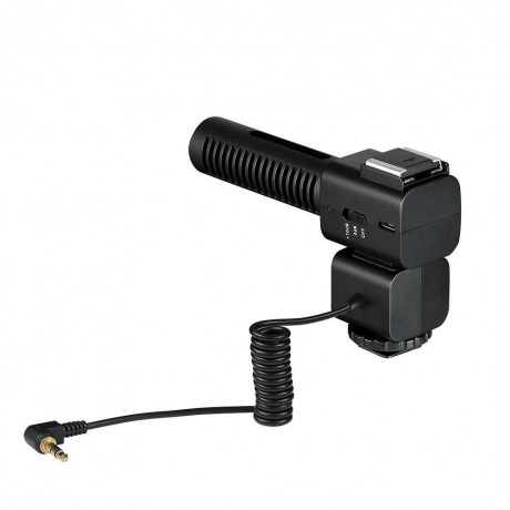 CM-520 External Microphone Cardioid Condenser Mic for Canon Nikon Hot Shoe